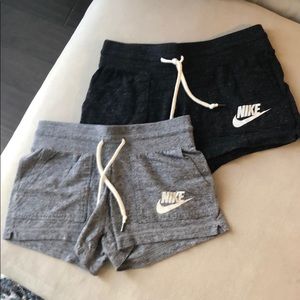 2 pairs of Cotton Nike shorts